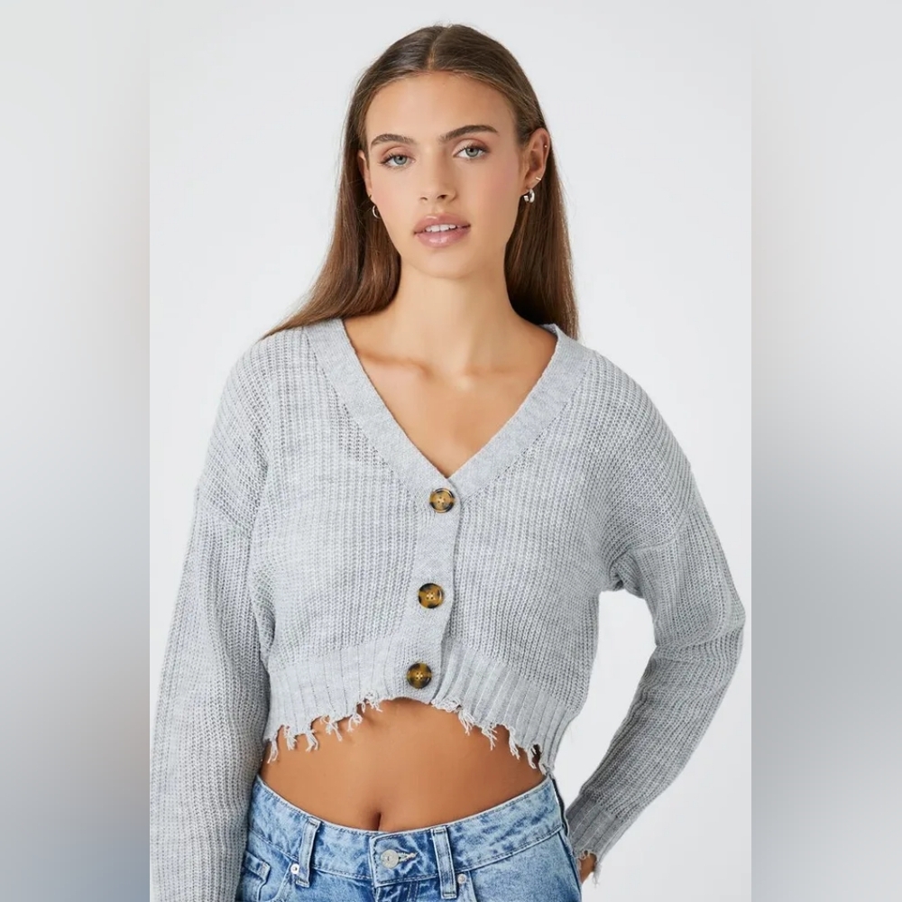 Forever 21 distressed cardigan | NWOT